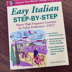 Easy Italian Step-by-Step Book by McGraw Hill